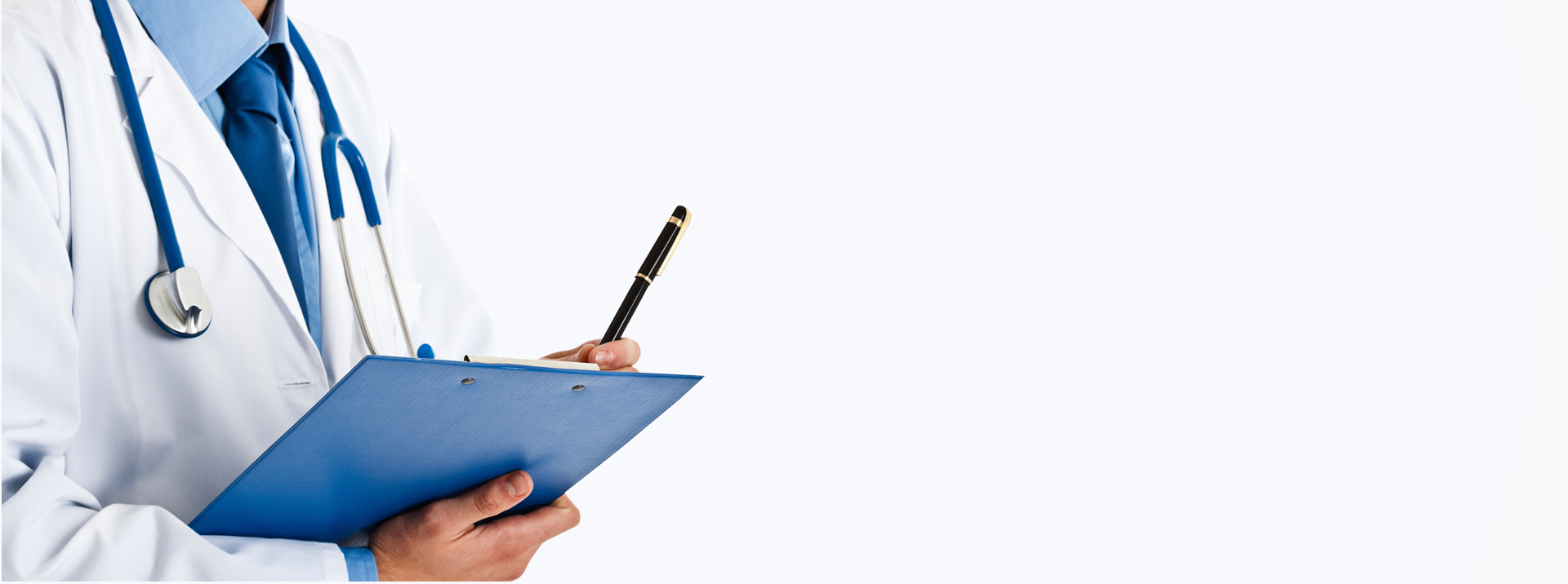 Doctor preparing medical notes